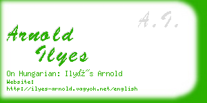 arnold ilyes business card